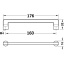Käepide 176 x 32 mm (must)