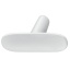 Nupp 46x31 mm, [Model H2140], (valge matt)