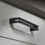 Käepide H1310, 170 x 28 mm, matt must, RAL 9017