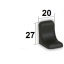 PVC kattega ühendusnurgik 27 x 20 mm (wenge)