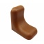 PVC kattega ühendusnurgik 27 x 20 mm (pähkel)