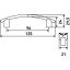 Käepide 125 mm (antiikhõbe)