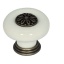 Nupp Ø30 x 25 mm (antiikhõbe / portselan)