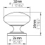 Nupp ø 33 mm (antiikhõbe)