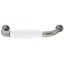 Käepide 110 x 32 mm (antiikhõbe / portselan)