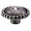 Nupp ø54 mm (hõbe/kristall)