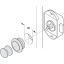 Lukk 44,5 x 77 mm, pruun