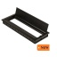 Vaikseltsulguv kaabliava kate "MAMBO" 299x120x27.5 mm (must)