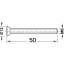 Peitpeaga sisekuuskantkruvi DIN7991, SW4, M6 x 50 mm (nikkel)