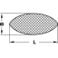 Puitlamell 47 x 15 mm (0) [pöök]