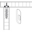 Profiilplaat, riputusaas 43 mm (metallik)