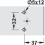 Hinge klipptald H=0 mm, eurokruvidega (Häfele)