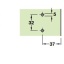 Hinge klipptald H=0 mm, eurokruvidega (Häfele)