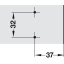 Lihttald H=9 mm (Salice)