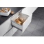 Plastik sahtel 600 mm HAILO Pantry-Box erinevate toodete hoidmiseks (valge)