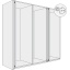 HAWA CONCEPTA III PUSH 35 kinnituste kmpl. 1900-2700 mm, parem 1 uks