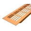Tuulutusrest 480 x 80mm, satiin kuldne