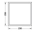 Hoiukast 2, PUIT 236x236x110 mm (tamm)