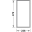 Hoiukast 1, PUIT 236x472x110 mm (tamm)