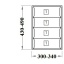 Jaotusrest 300 - 340 mm (hall)