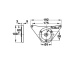 Lauajalg ø60/↕710 mm (must)