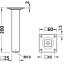 Kapijalg 200 mm 25x25 mm (hall)