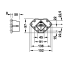 Lauajalg 60x60/↕705 mm (hall)