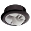 Süvistatav mööblirullik Ø40 / 54 mm (must / hall)