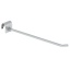 Kandur ovaalsele riidepuu torule 400 mm (kroom)