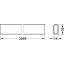 Ovaalne riidepuutoru 30 x 14 mm/3,0 m, must