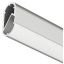 Alumiiniumprofiil valgusribale - riidepuu toru 30 x 15 mm, 2500 mm (alumiinium)