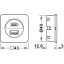 Loox5 USB A/USB C laadimisjaam, 12 V