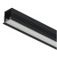 Süvistatav alumiiniumprofiil Loox5 1104 LED valgusribale 5 mm, 3000 mm (piimjas, MUST)