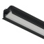Süvistatav alumiinium nurkprofiil Loox5 1106 LED valgusribale 5 mm, 3000 mm (piimjas, MUST)