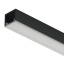 Alumiiniumprofiil Loox5 2101 LED valgusribale 8 mm, 3000 mm (piimjas, MUST)