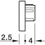 Alumiiniumprofiili Loox5 2101 otsalõpetus (must)
