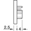 Alumiiniumprofiili Loox5 2103 otsalõpetus (RST toon)