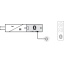 Häfele Connect Mesh Eco, Bluetooth LED valgustite juhtplokk, 4 pesa, 12 V (must)