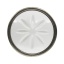 Nupp ø 34 mm (antiikhõbe/valge)