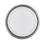 Nupp Ø23 mm (antiikhõbe/valge)