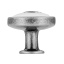 Nupp Ø30 mm (antiikhõbe/valge)