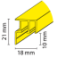 Lükanduksesüsteemi SUPERIOR alumine jooksusiin, 4000 mm (alumiinium)