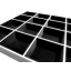 Garderoobi sisu valge/must, 520x460x58mm