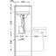 Riidepuulift TOP, Kesseböhmer Conero, korpuse siselaiusele 985 - 1168 mm, (must)