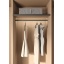 Kandiline riidepuutoru - LED profiil, Kesseböhmer Conero, korpuse siselaiusele max 1220 mm, (must)