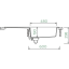 Graniitvalamu FORMHAUS D-100L Schock (must / nero)