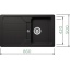 Graniitvalamu FORMHAUS D-100 Schock (must / nero)
