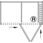 Peit-voldikukse süsteem HAWA FOLDING CONCEPTA  25 kinnituste kmpl.  1851mm-2600mm, parem