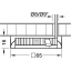 LOOX LED 2025/2092 valgusti korpus, pealepandav, ruut (must)