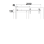 Lükandukse mehhanism 100 kg "LOFT/R" 750-1000 mm puituksele (1 uks, must)